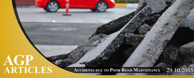 Accidents caused by poor road maintenance in Cyprus