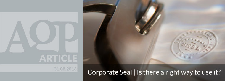 Cyprus Company’s common seal – Is there a right way to use it?