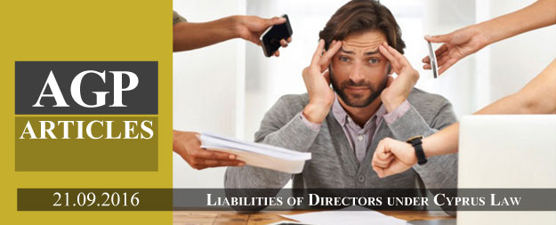 Liabilities of Directors under Cyprus Law