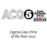 ACQ5 Law Awards 2012 – Winner Cyprus Law Firm of the Year