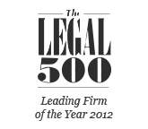 Legal500 EMEA, 2012 Leading Firm on Dispute Resolution