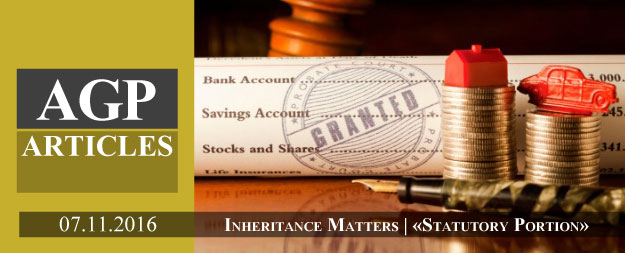 What is the statutory portion of an inheritance?