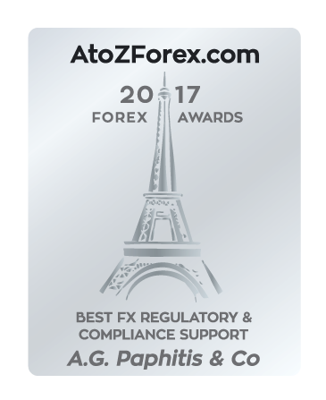 Winner of Best FX Regulatory & Compliance Support, AtoZForex.com Awards 2017