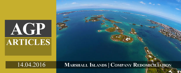 Redomiciliate your Company to the Marshall Islands