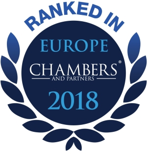 Ranked in Chambers Europe (Cyprus) 2018 – Dispute Resolution