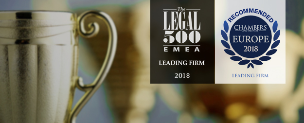 AGP & Co ranked in and recommended by the leading Law Directories, The Legal500 EMEA and Chambers & Partners, for their 2018 Rankings