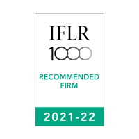 IFLR1000 Ranked in & Recommended Firm 2021-22 | Financial and Corporate | Cyprus