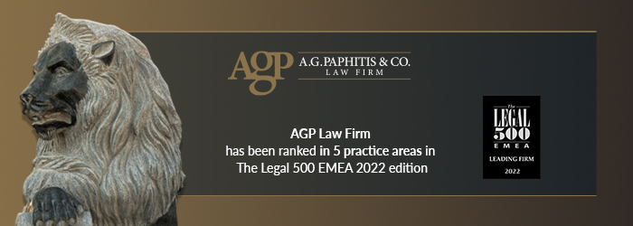 AGP Law is ranked in and recommended by Legal500 EMEA 2022 in 5 practice areas