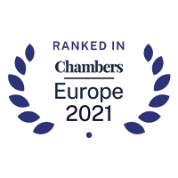 Ranked in Chambers Europe (Cyprus) 2021