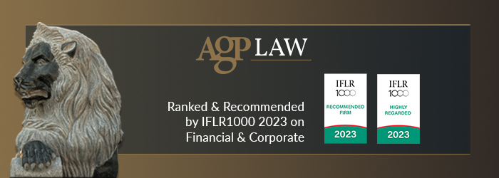 AGP Law Ranked & Recommended by IFLR1000 2023