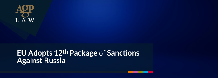 EU Adopts 12th Package of Sanctions Against Russia