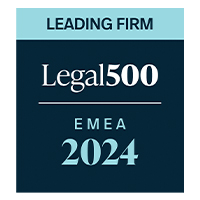 Legal500 EMEA 2024 | Ranked in Dispute Resolution, Corporate, Commercial and M&A, Banking & Finance, Tax & IP