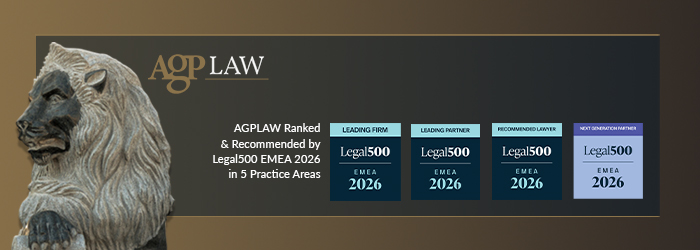 AGPLAW Celebrates Continued Recognition in Legal 500 EMEA 2026 with Five Practice Area Rankings and Individual Distinctions.